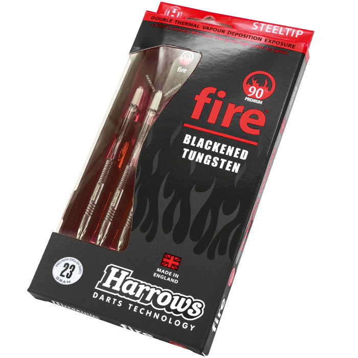 Šípky Harrows -STEELTIP FIRE 90% 25 gr.