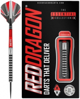 Šipky STEEL Red Dragon 2140-Javelin Black 90% tungsten 22 gram