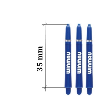 Násadky na šípky Winmau Nylon modré 35 mm