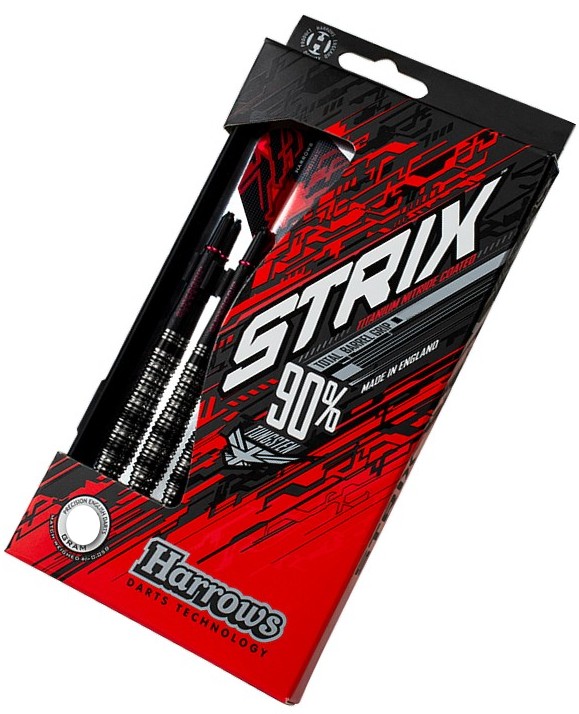 Šípky Harrows -STEELTIP STRIX 90% 22 gr.