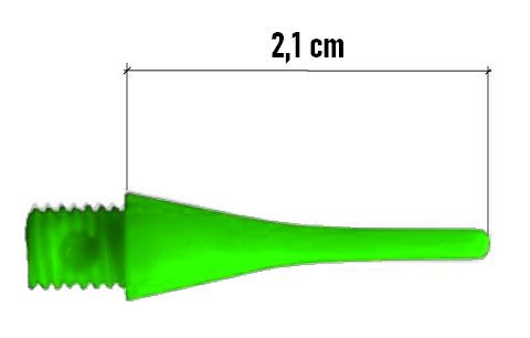 HROTY MICRO 1000 ks KRÁTKE ÚZKYZÁVIT ZELENÉ 2,1 cm