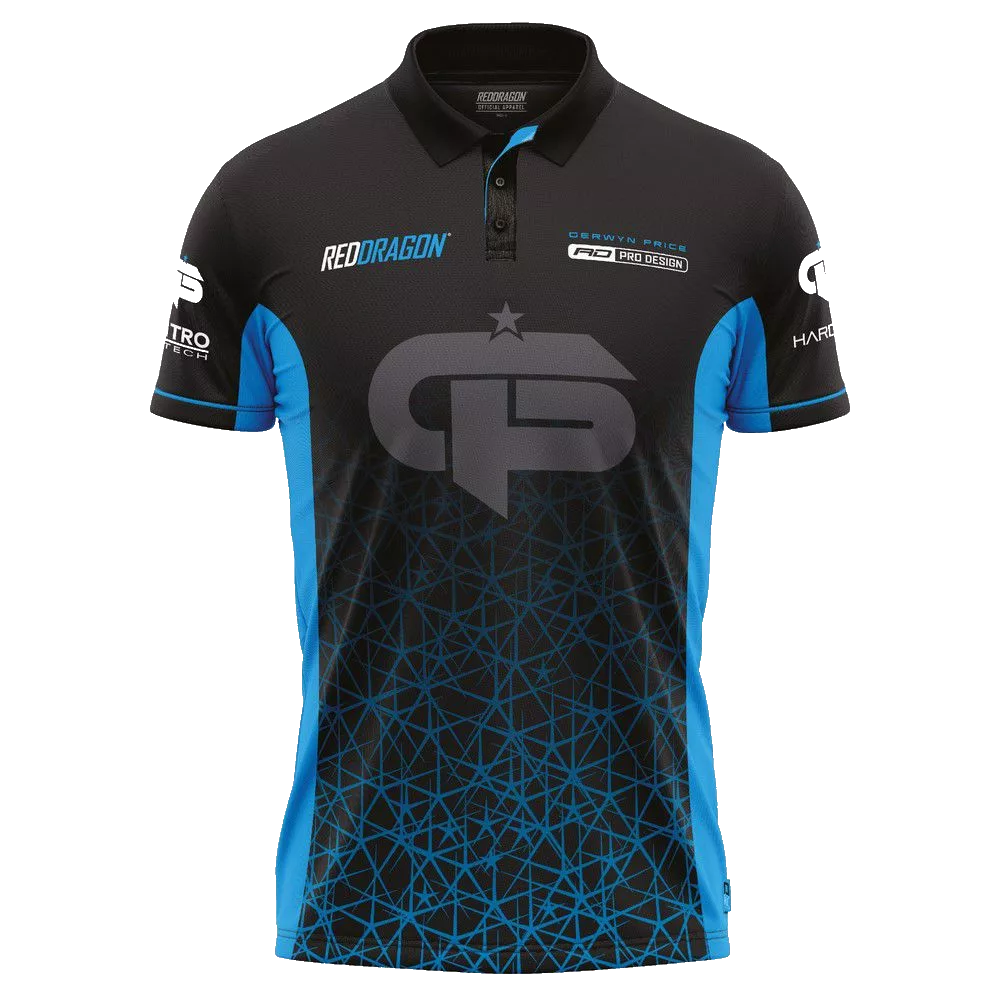 DRES Gerwyn Price X0725 veľkosť "XXL" MODRÝ