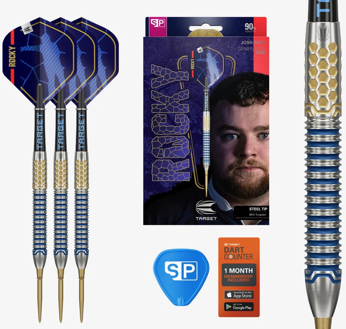 190381-Šípky Target STEEL JOSH ROCK SP G1 TUNGSTEN 90% 23 gram