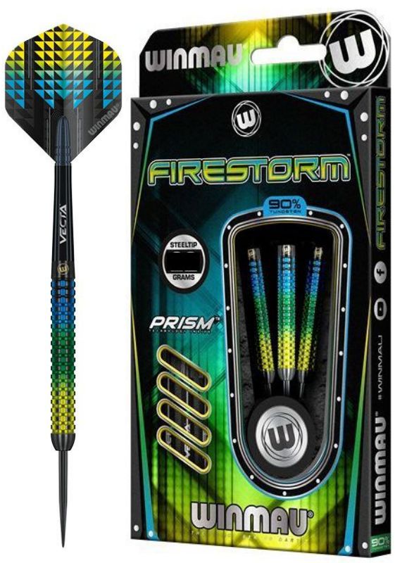 Šípky Winmau STEEL Firestorm T90% 22 gram 