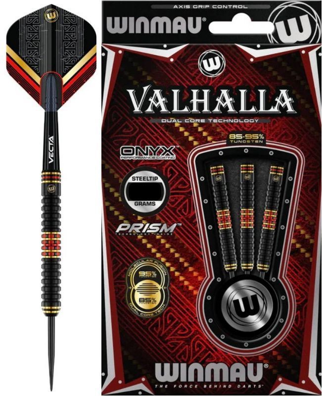 Šípky Winmau Steeltip Valhalla Tungsten 85%/95% 22 gram