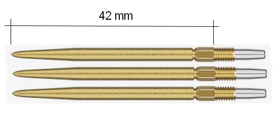 340287-Hroty Target SLK-SWISSPOINT pre steelové šípky GOLD 42 mm