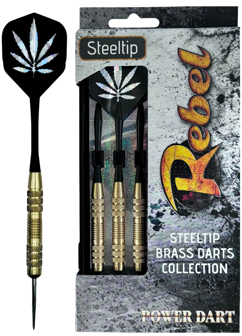 Šipky Powerdart  STEEL REBEL 21 gr. BRASS