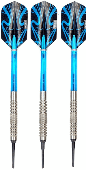 Šipky Powerdart TUNGSTEN 80% - DRAGON BLUE 16 gram - z+ava 20%