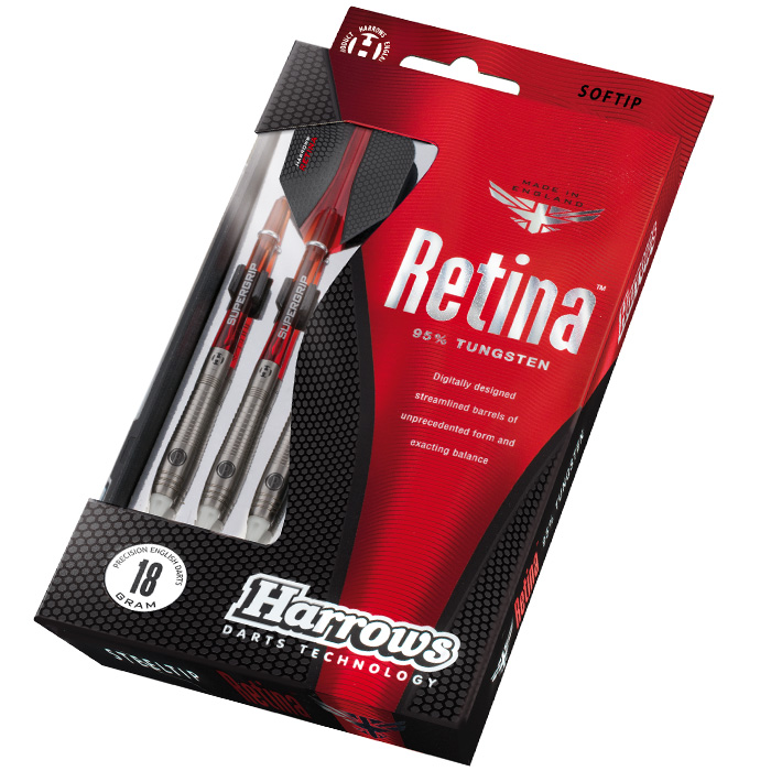 Šipky Harrows-SOFTIP RETINA 95% STYLE B 18 gr. zľava 20%