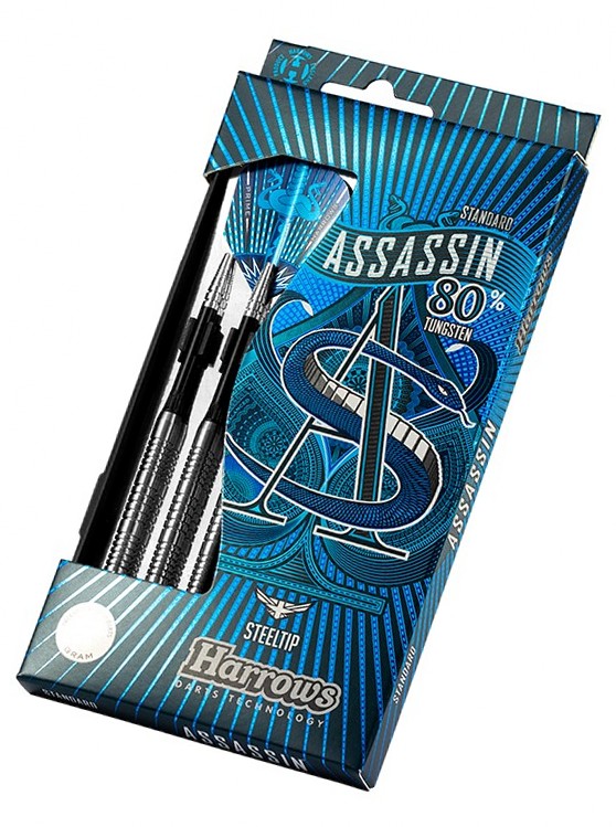 Šípky Harrows-STEELTIP ASSASSIN 80% 22 gr. -GR