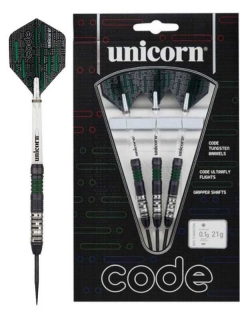 6047 -  Šipky Unicorn CODE GREEN T90% 22 gram zľava 25% ! 