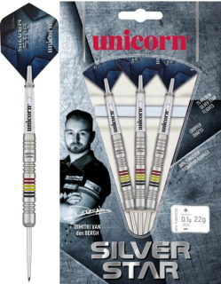 8811 -  Šipky Unicorn SILVERSTAR T80% Dimitri Van Den Berg 24 gram zľava 30% !!!