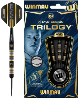 Šípky Winmau Steeltip Mvg Trilogy Tungsten 90% 23 gram 