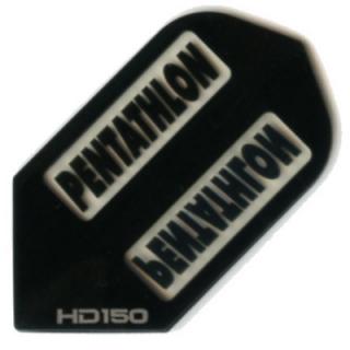Letky na šípky PENTATHLON HD150 - ČIERNE-SLIM