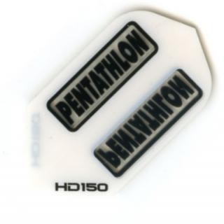 Letky na šípky PENTATHLON HD150 BIELE-SLIM