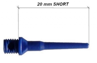 HROTY TUFLEX 50 ks SHORT 2 cm - ÚZKY ZÁVIT MODRÉ