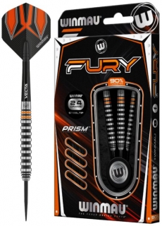 Šípky Winmau Steeltip Fury Tungsten 90% 22 gram 