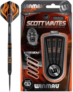 Šípky Winmau Steeltip Scott Waites  Black Tungsten 23 gram 