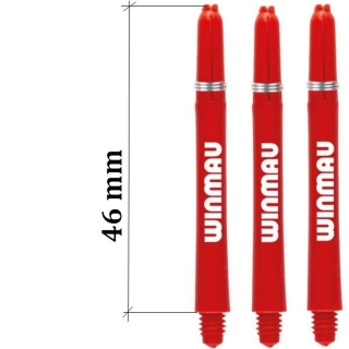 Násadky na šípky Winmau Nylon červené 46 mm