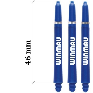 Násadky na šípky Winmau Nylon modré 46 mm