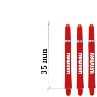 Násadky na šípky Winmau Nylon červené 35 mm