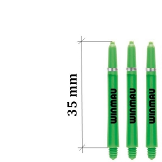 Násadky na šípky Winmau Nylon zelené 35 mm