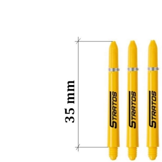 Násadky na šípky Winmau Nylon žlté 35 mm
