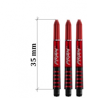 Násadky na šípky Winmau Prism červené 35 mm