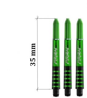 7020-105 Násadky na šípky Winmau Prism zelené 35 mm