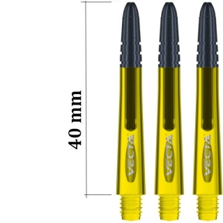 7025-206 Násadky na šípky Winmau Vecta žlté 40 mm