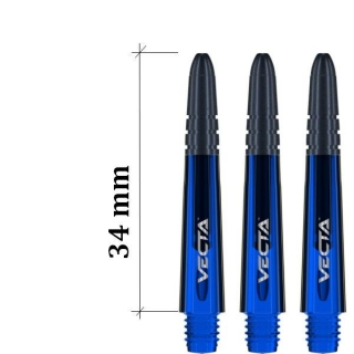 7025-105 Násadky na šípky Winmau Vecta modré 34 mm
