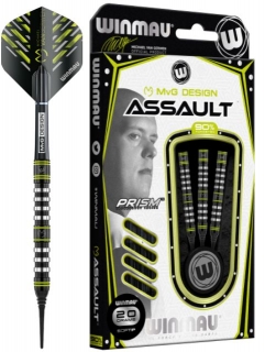 Šipky Winmau SOFTIP MVG ASSAULT T90% 20 gram