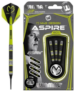 Šipky Winmau SOFTIP ASPIRE TUNGSTEN 80% 20 gram