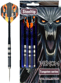 Šipky Powerdart  STEEL VENOM-2 TUNGSTEN 90% 23 gram zľava 20% !