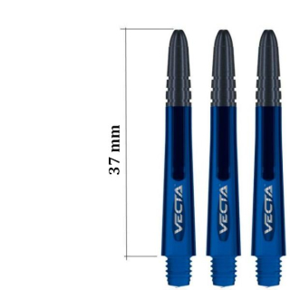 7025-405 Násadky na šípky Winmau Vecta modré 37 mm