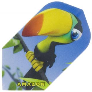 Letky na šípky AMAZON CARTOON - SLIM TUKAN